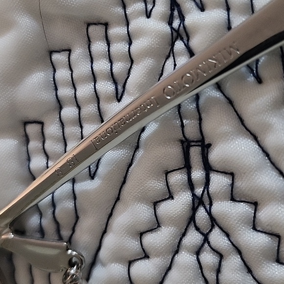 ❤️ Mikimoto International Pearl Silver Tone Fork Set - Picture 8 of 11